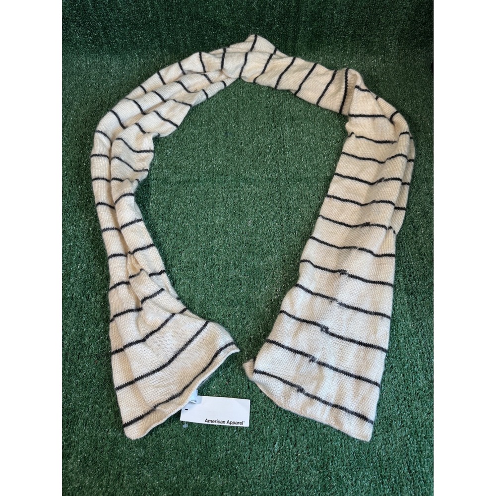 American Apparel Striped Knit Scarf